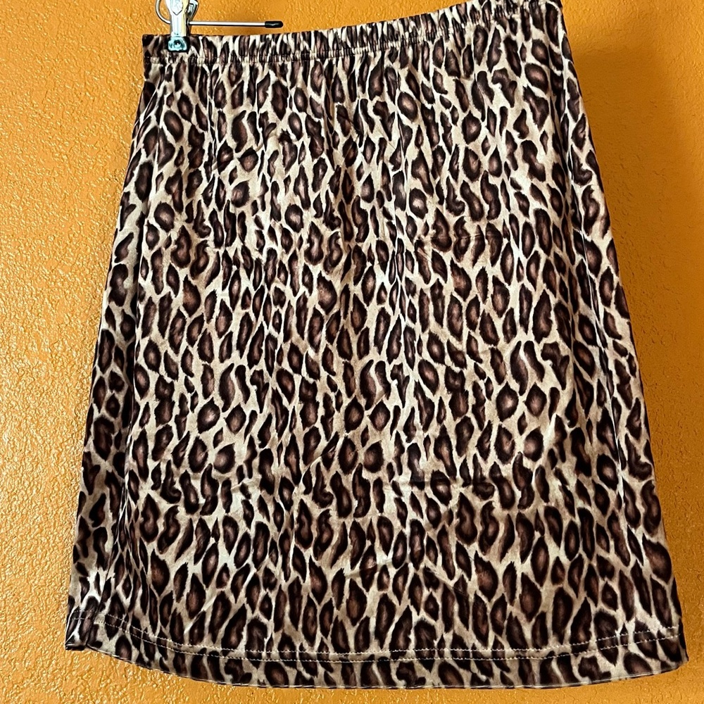 Groovy Leopard Skirt by First Issue